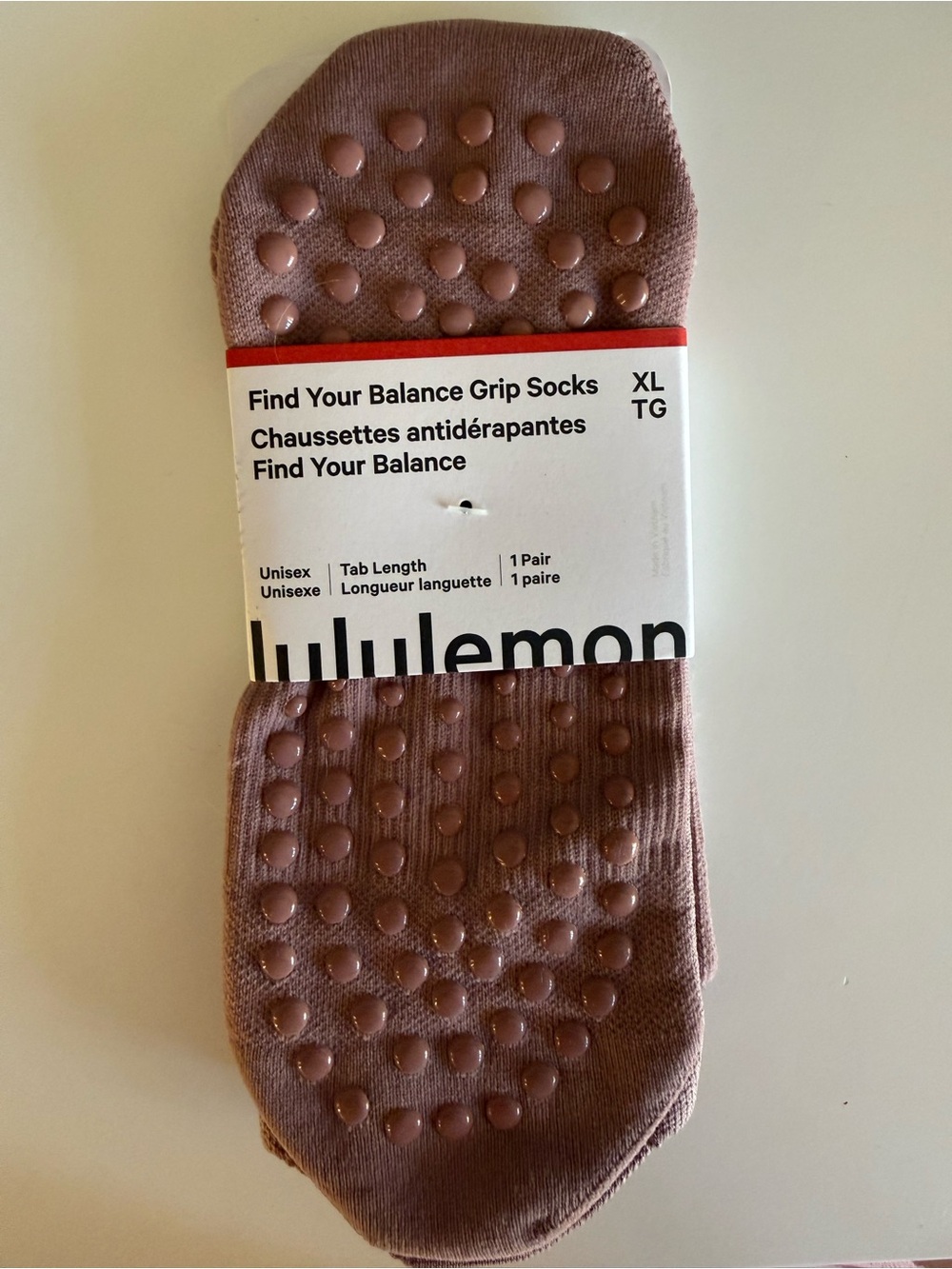 lululemon athletica Find Your Balance Grip Socks - Mauve Pink
